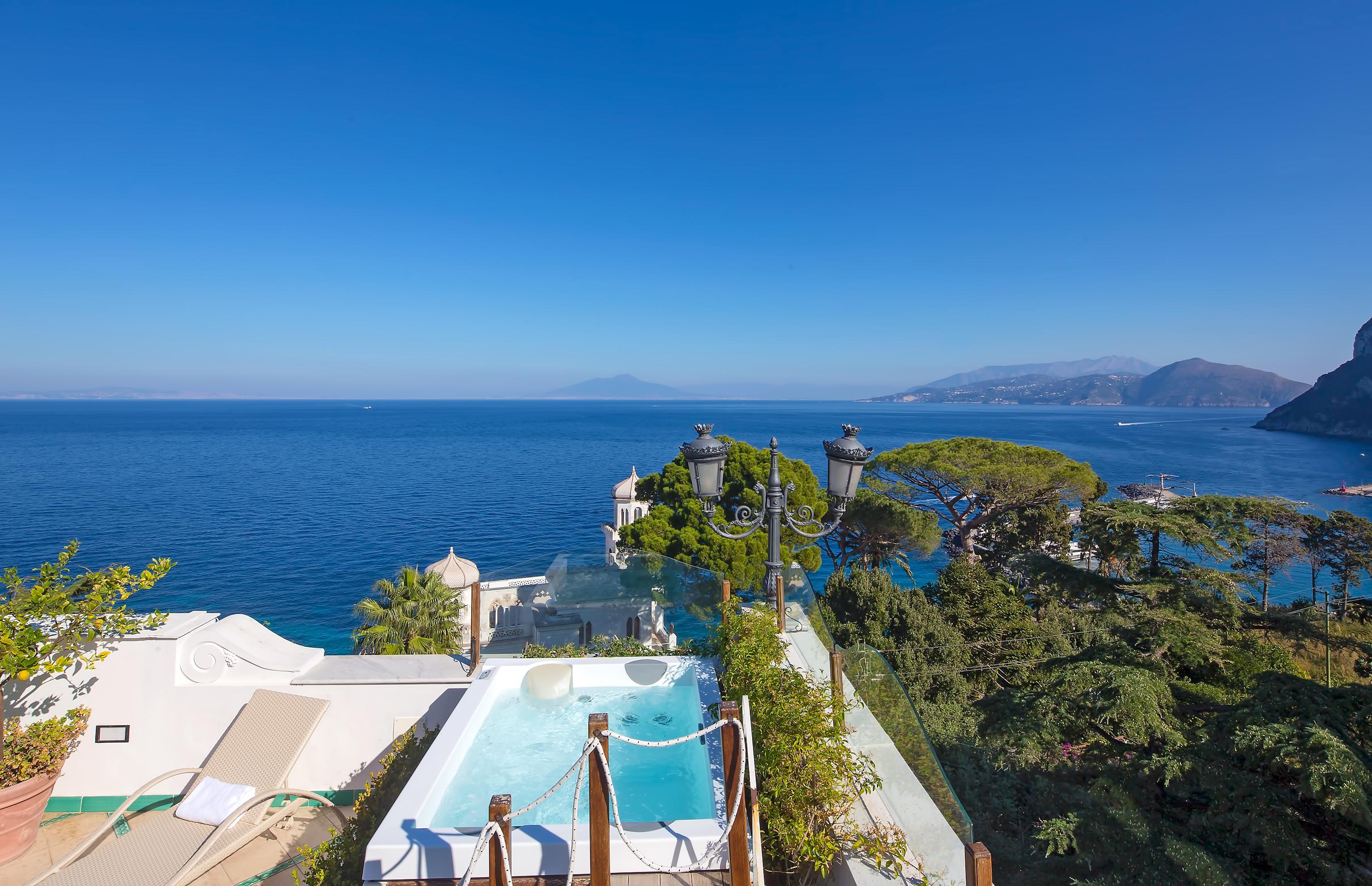 Luxury Villa Excelsior Parco Капри Екстериор снимка