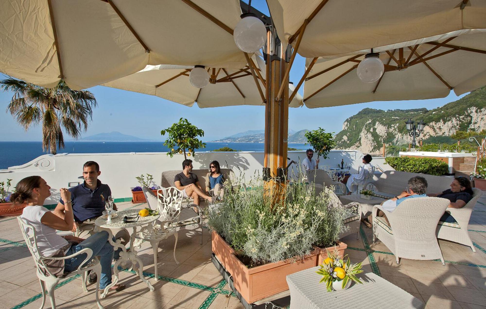 Luxury Villa Excelsior Parco Капри Екстериор снимка