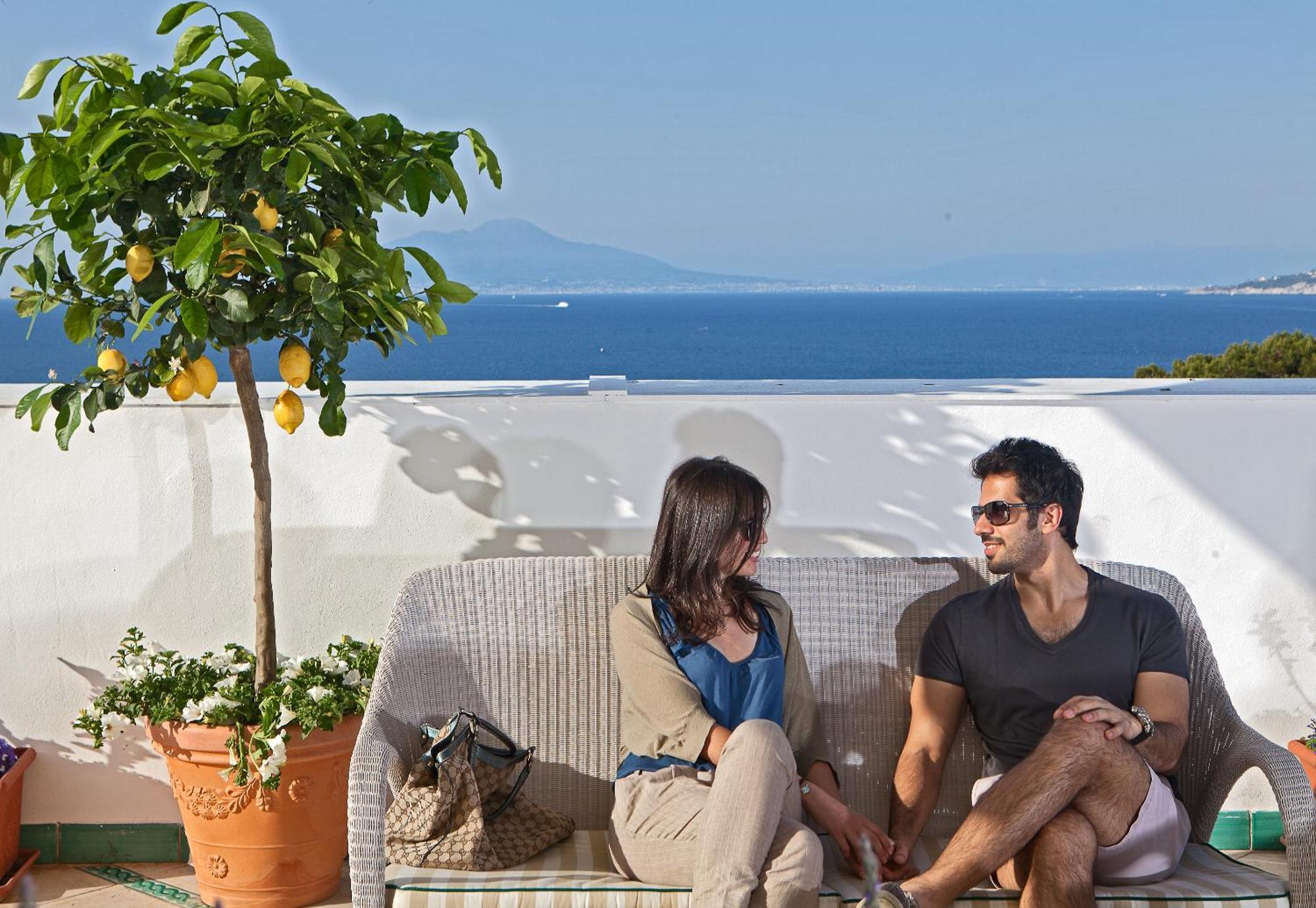Luxury Villa Excelsior Parco Капри Екстериор снимка